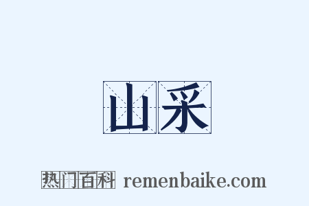 山采是什么意思的图片